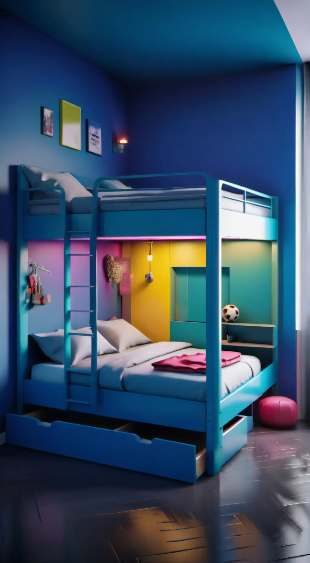 ai character: Dw sleepover background