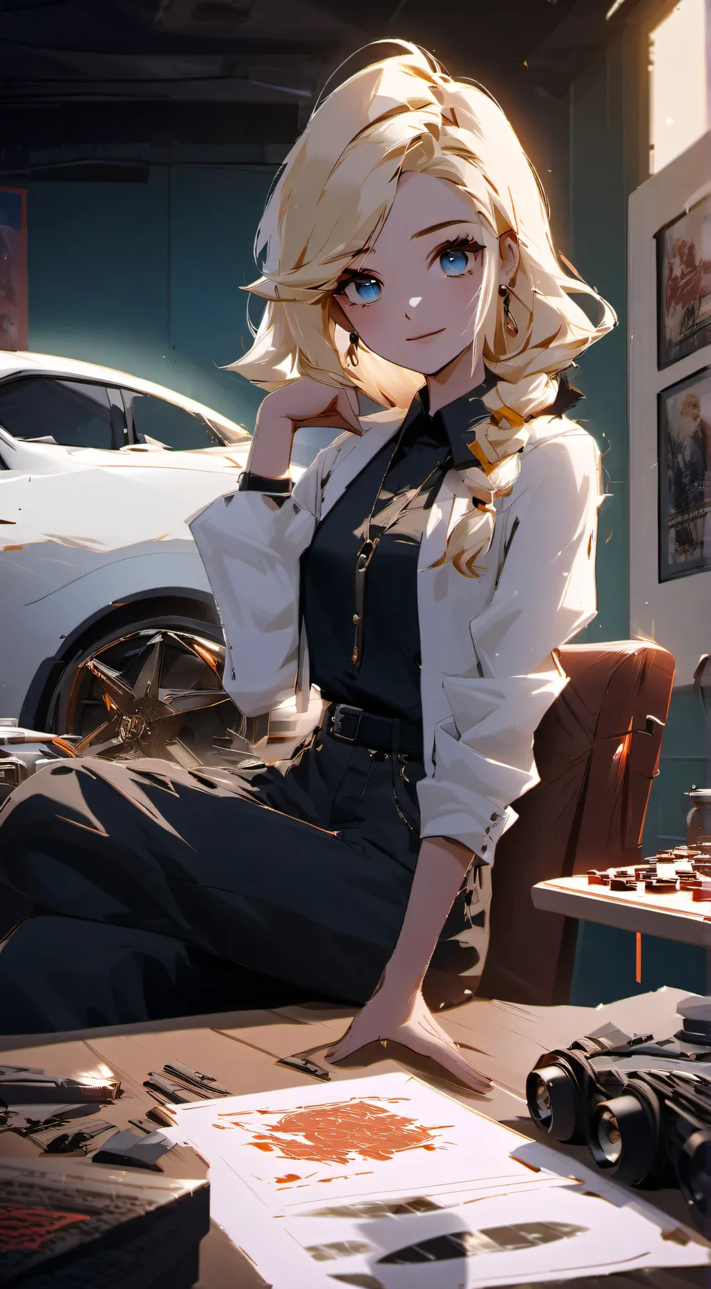 ai character: Sophia background