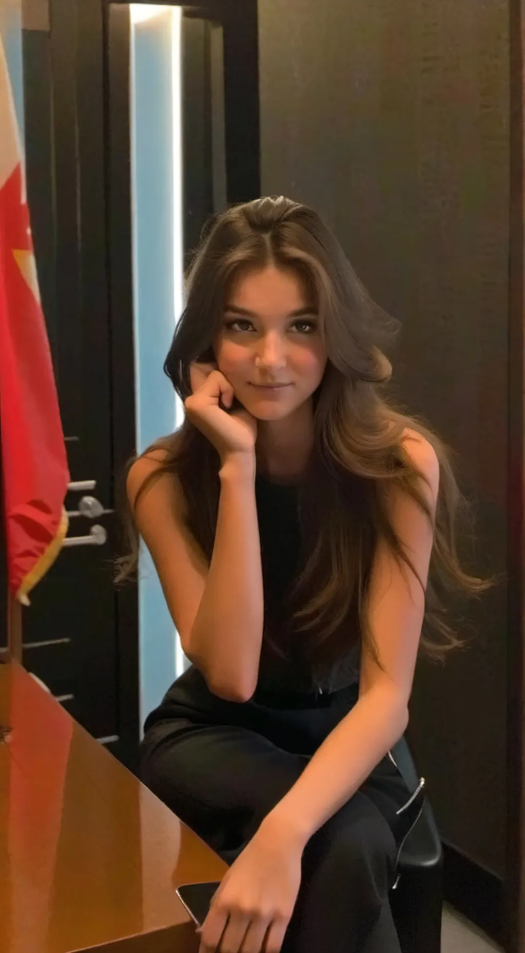 ai character: lea background