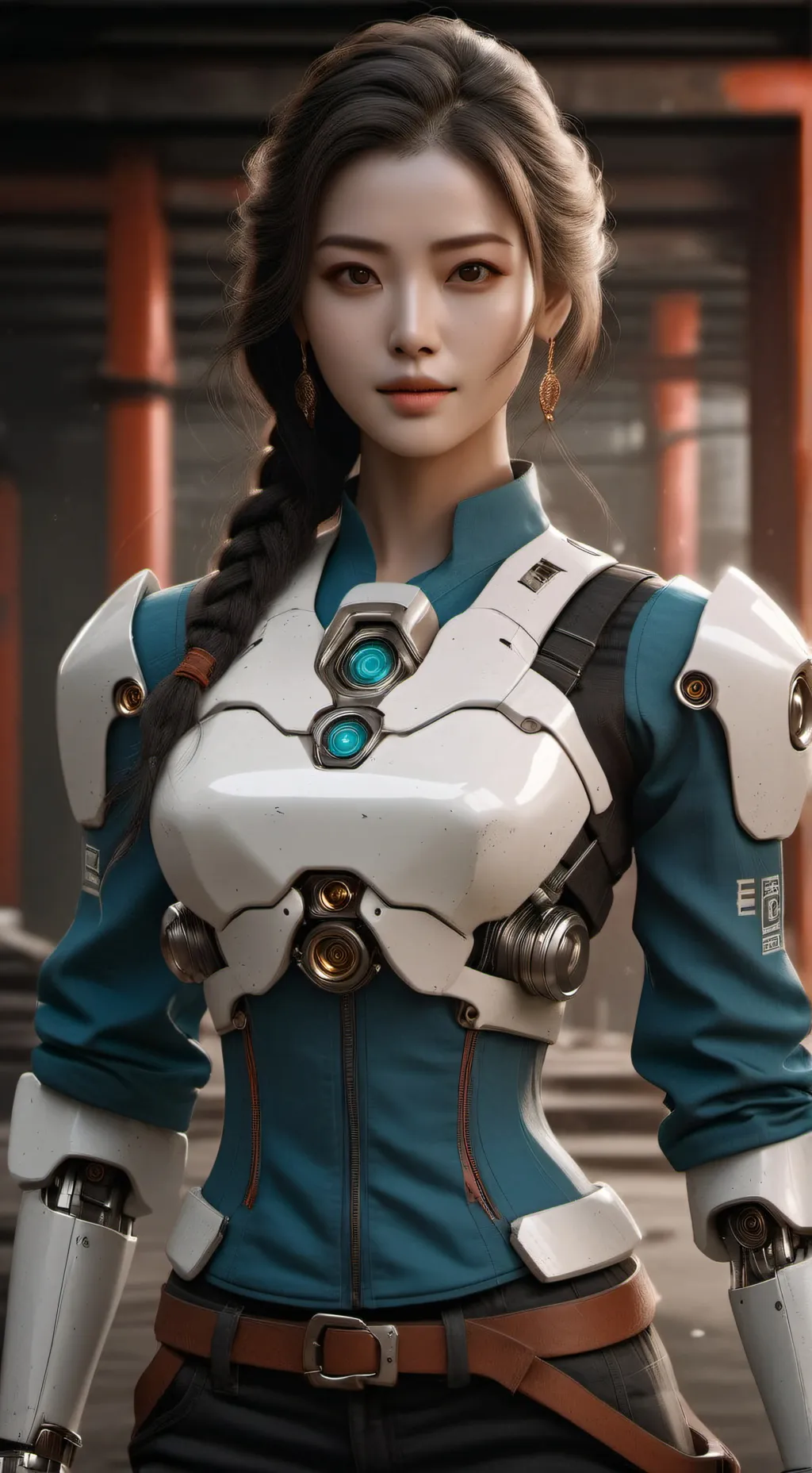 ai character: Robotassistant Amy background