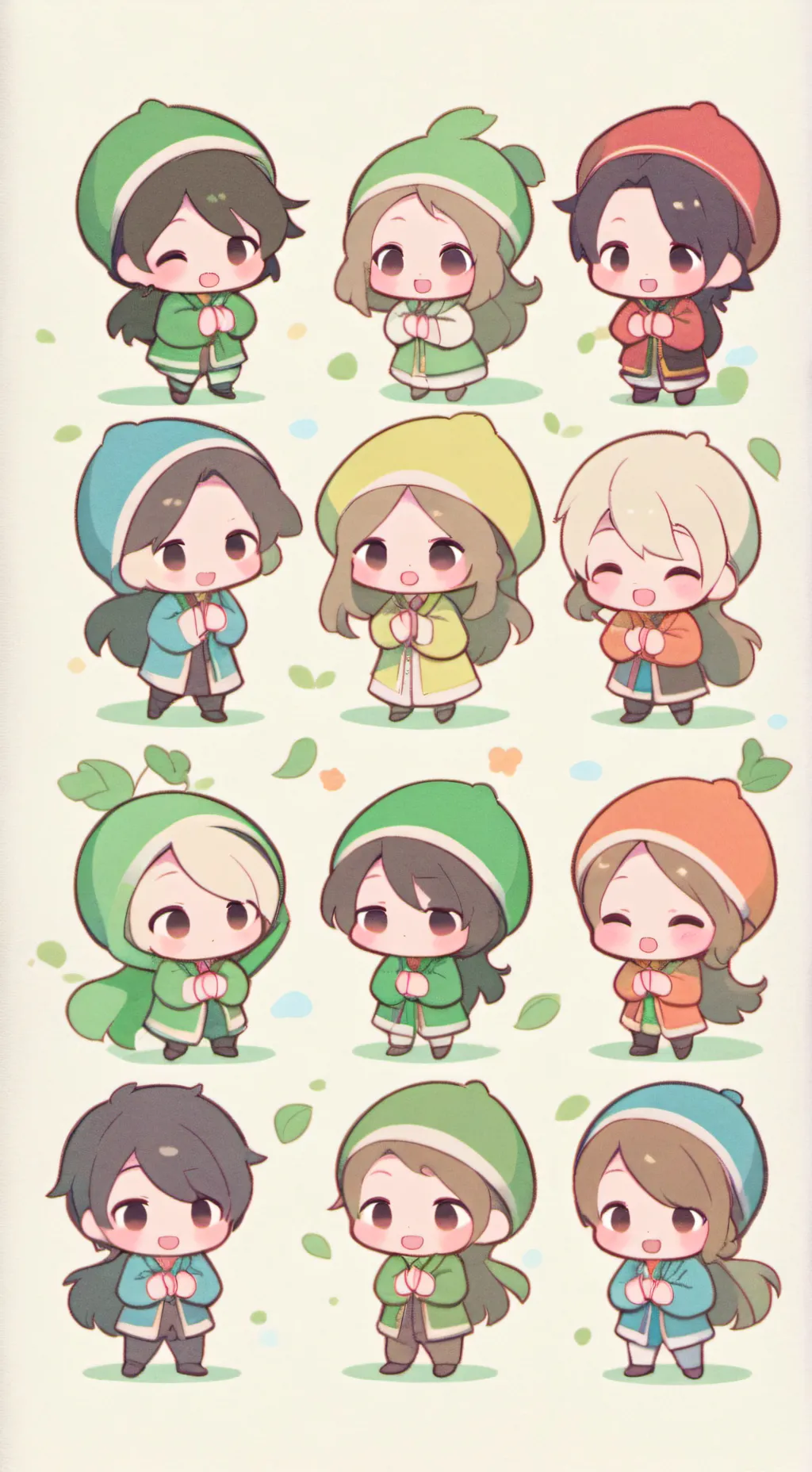 ai character: Pequeños traviesos background