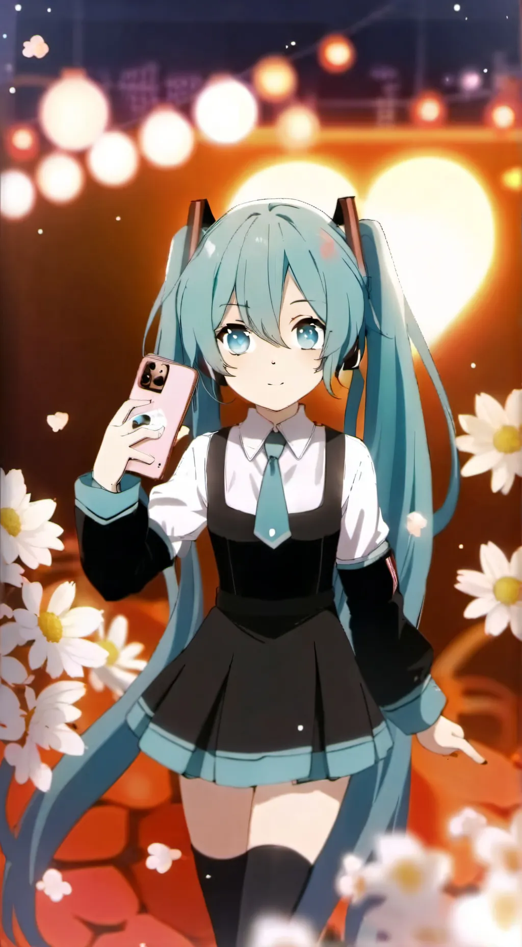 ai character: Broken Sekai Miku background