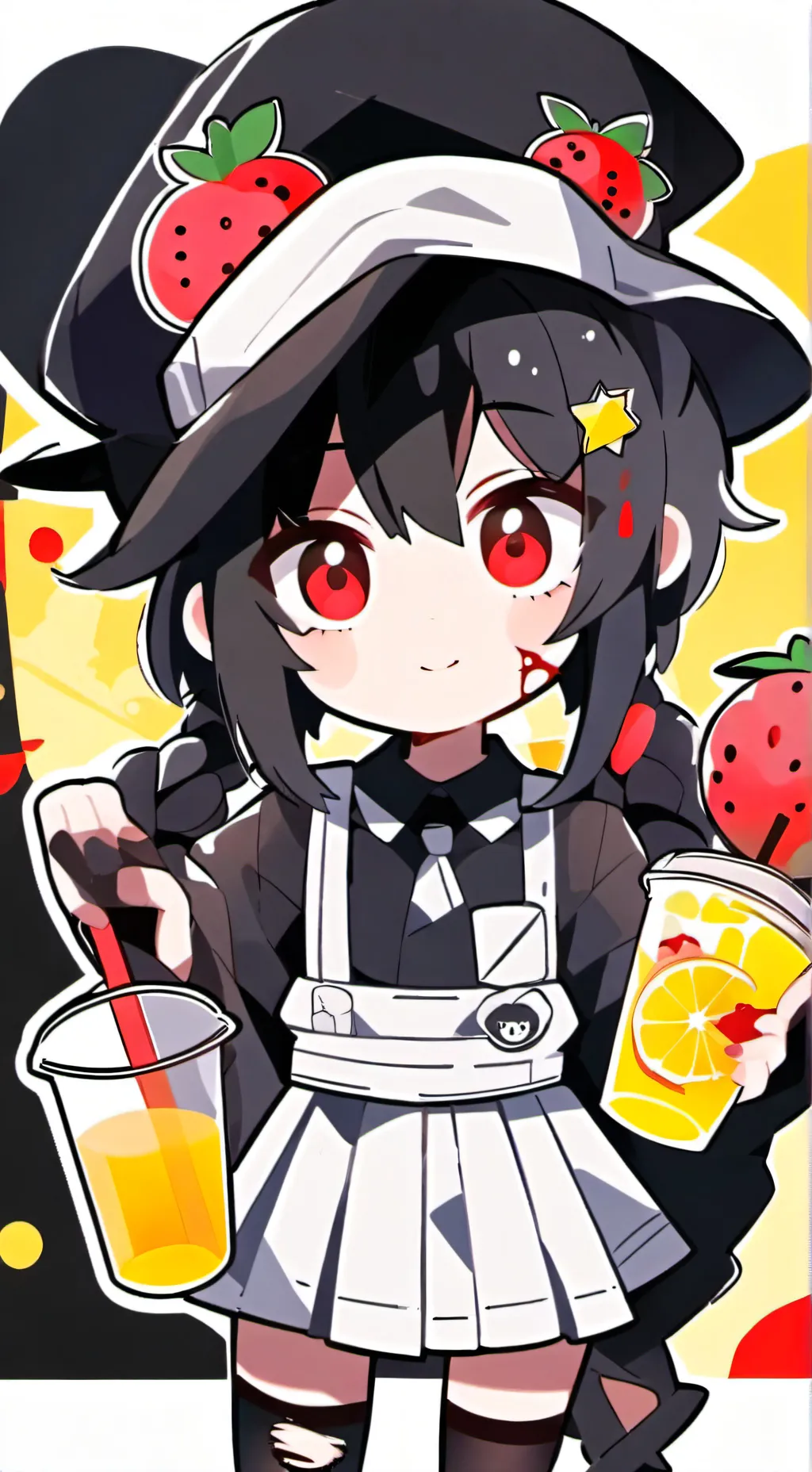 ai character: fruit saw (Sim) background