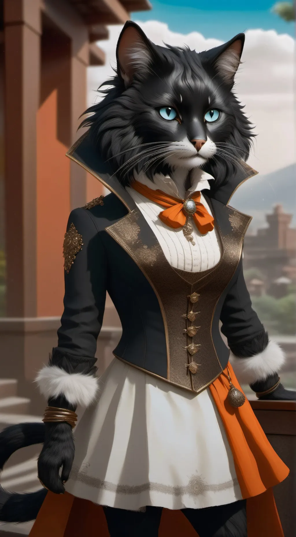 ai character: Aria background