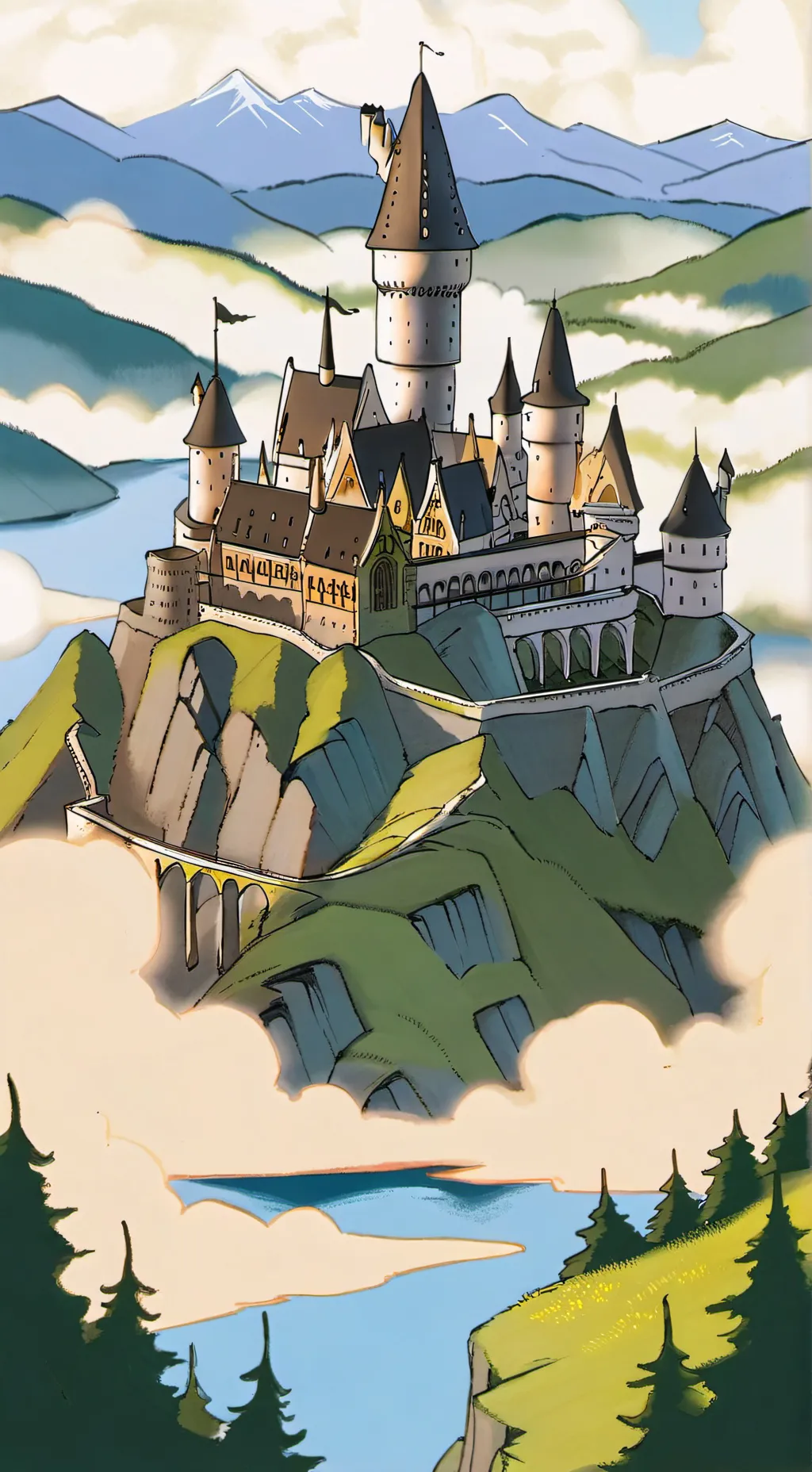 ai character: HP cast background