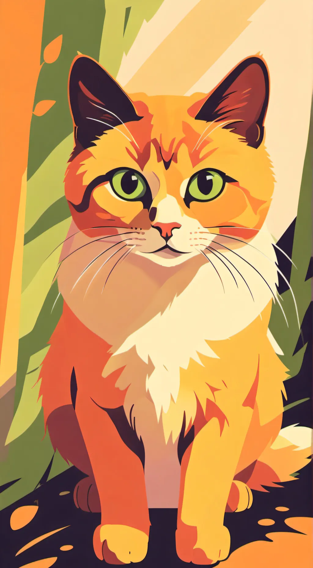 ai character: Kitten background