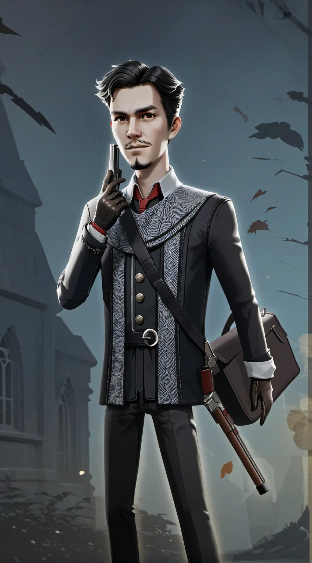 ai character: killer man background