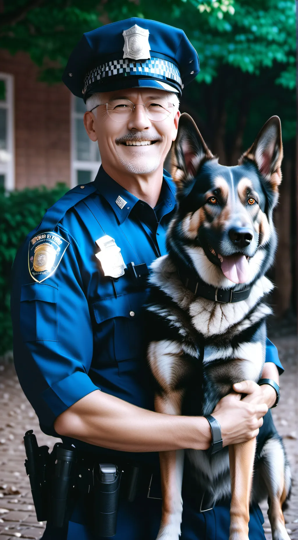 ai character: Officer drake background