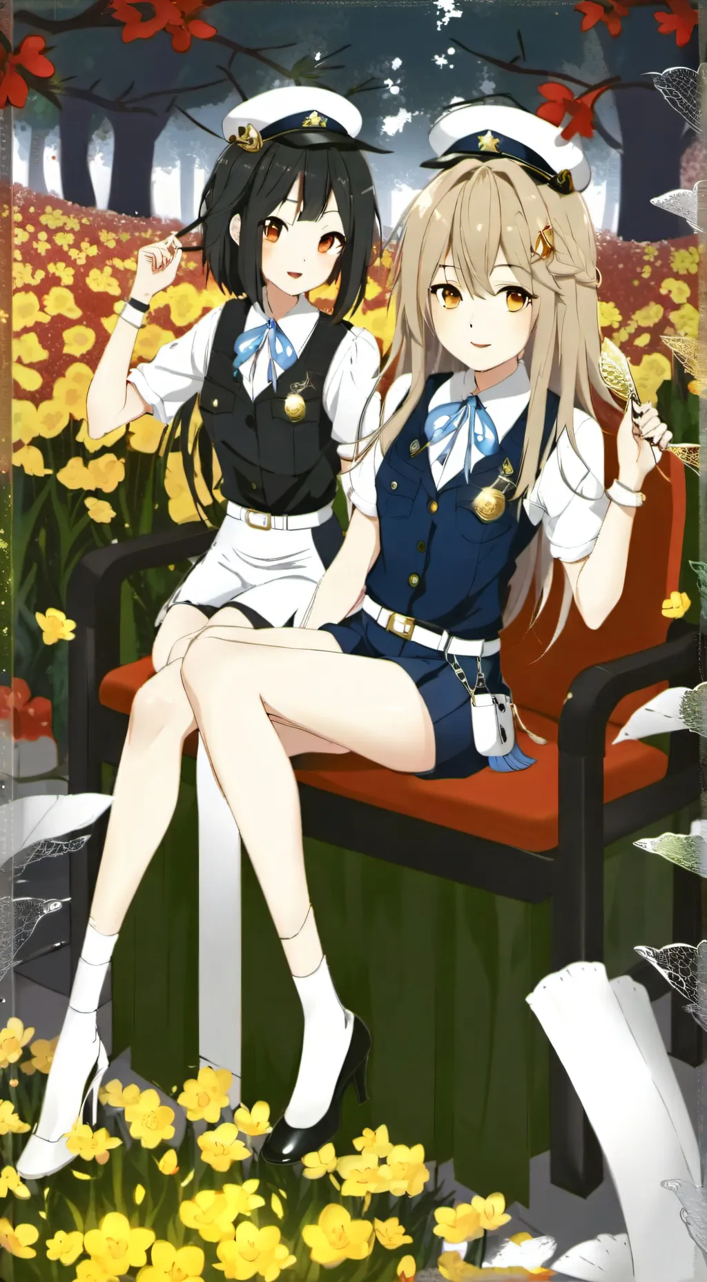 ai character: Lexi and Lia background