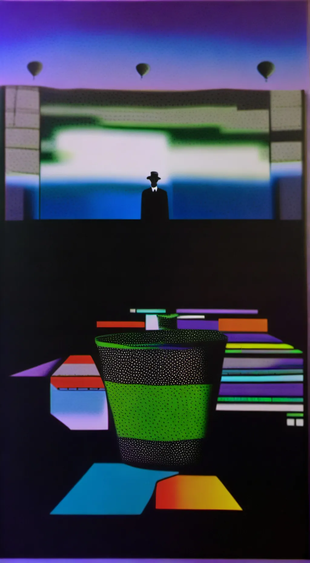 ai character: BFDI GAG background