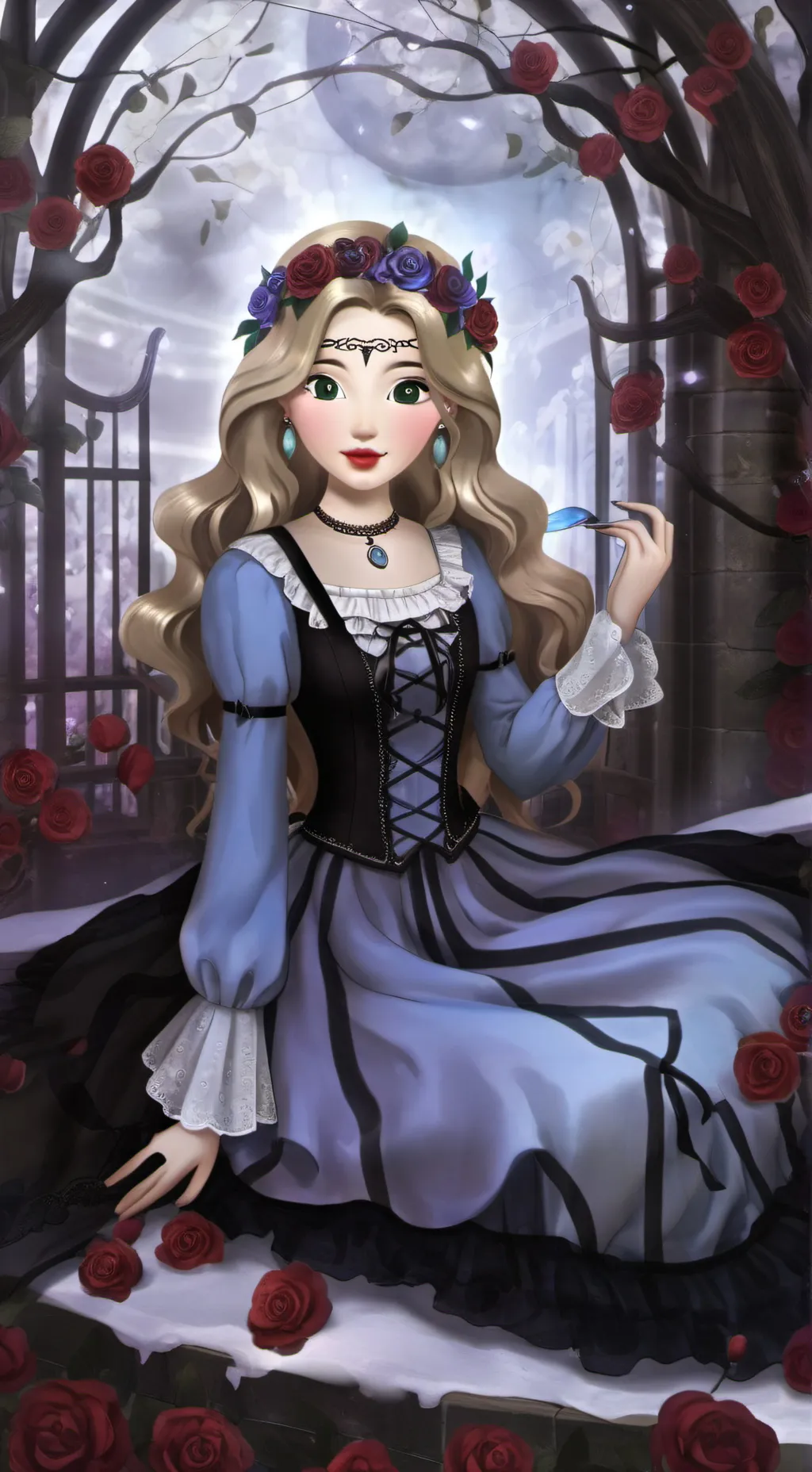 ai character: lily  background