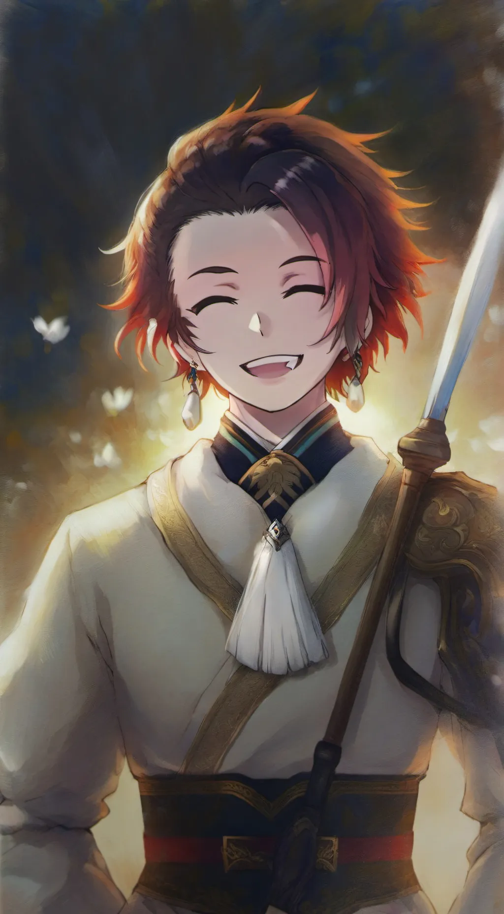 ai character: Нил background