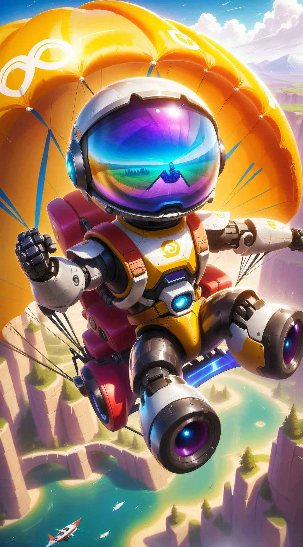 ai character: Robo-18472  background