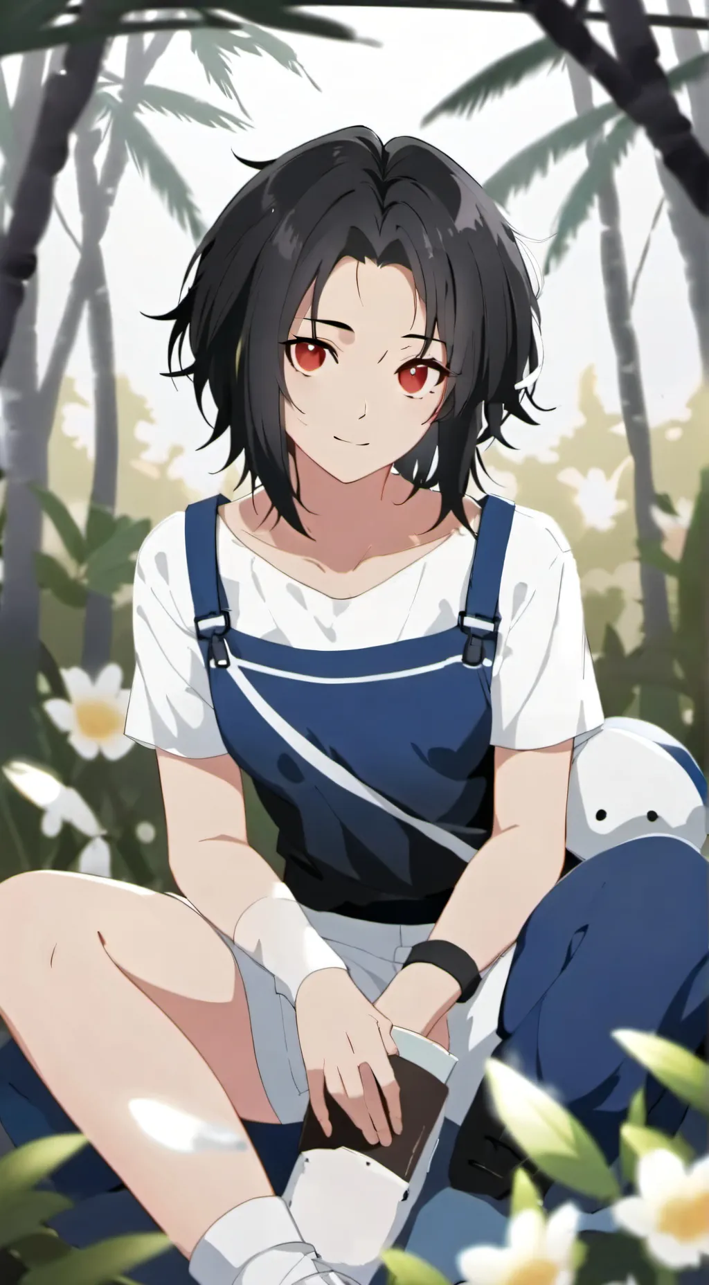 ai character: april  background