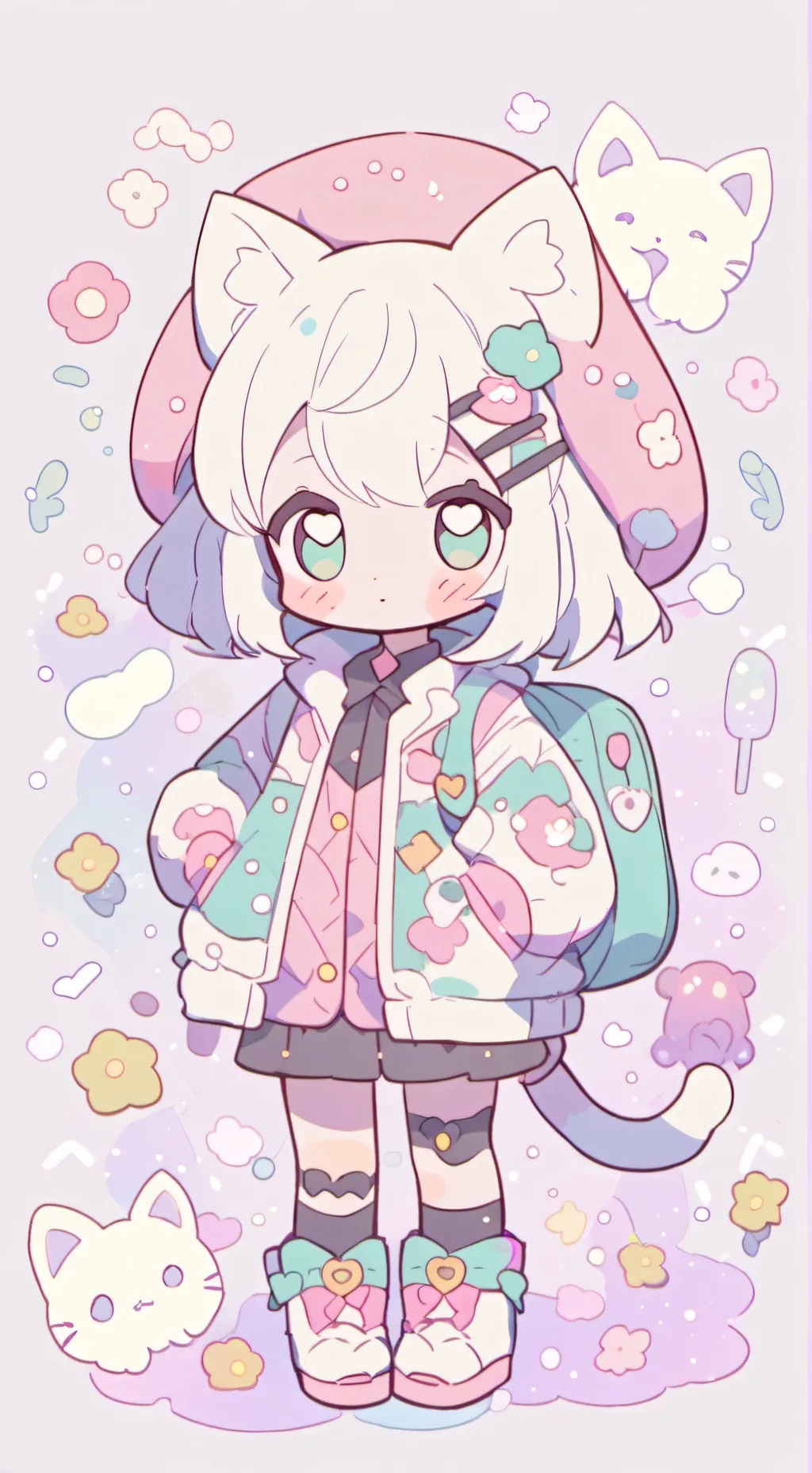 ai character: Magia kny! background