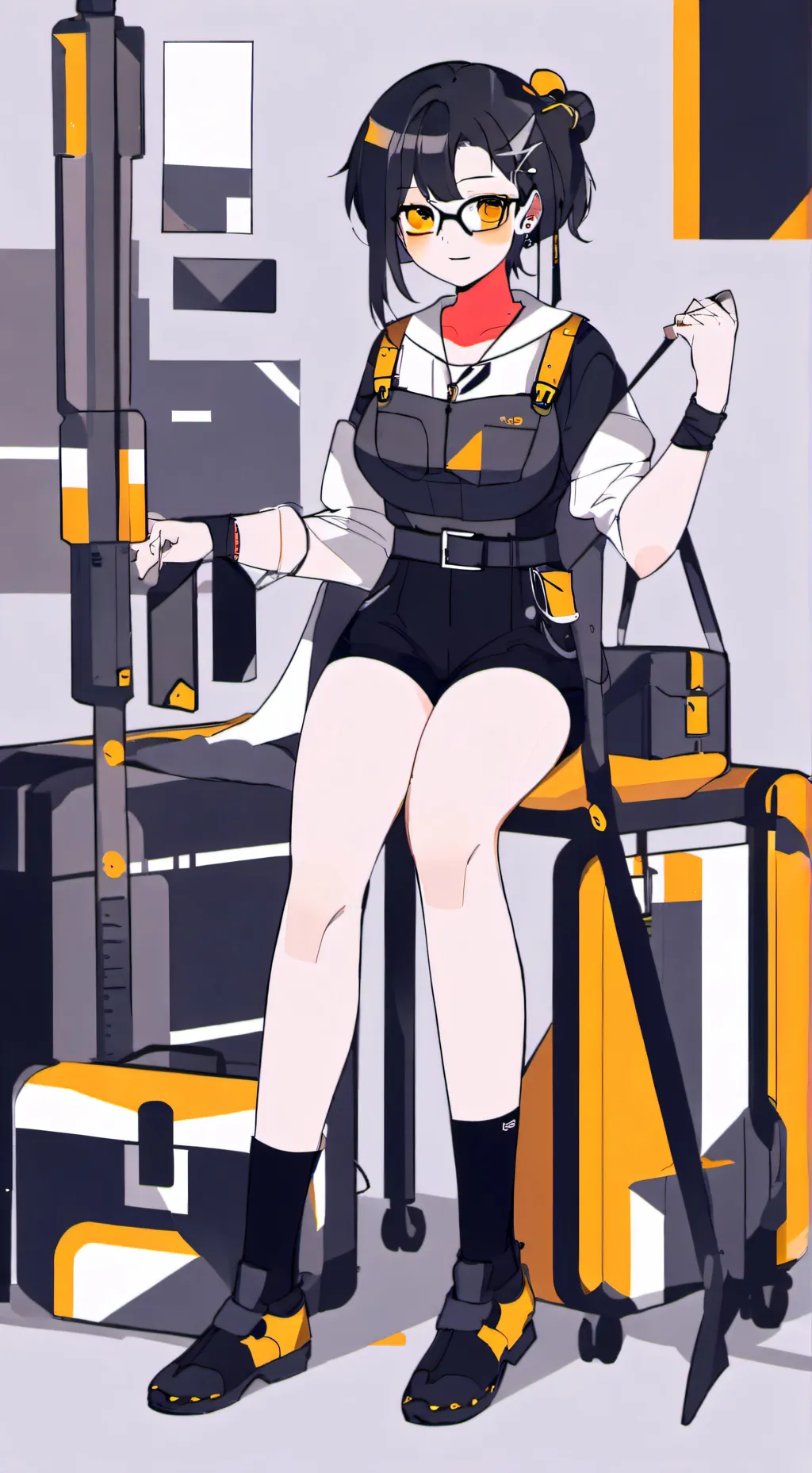 ai character: kakak kelas background