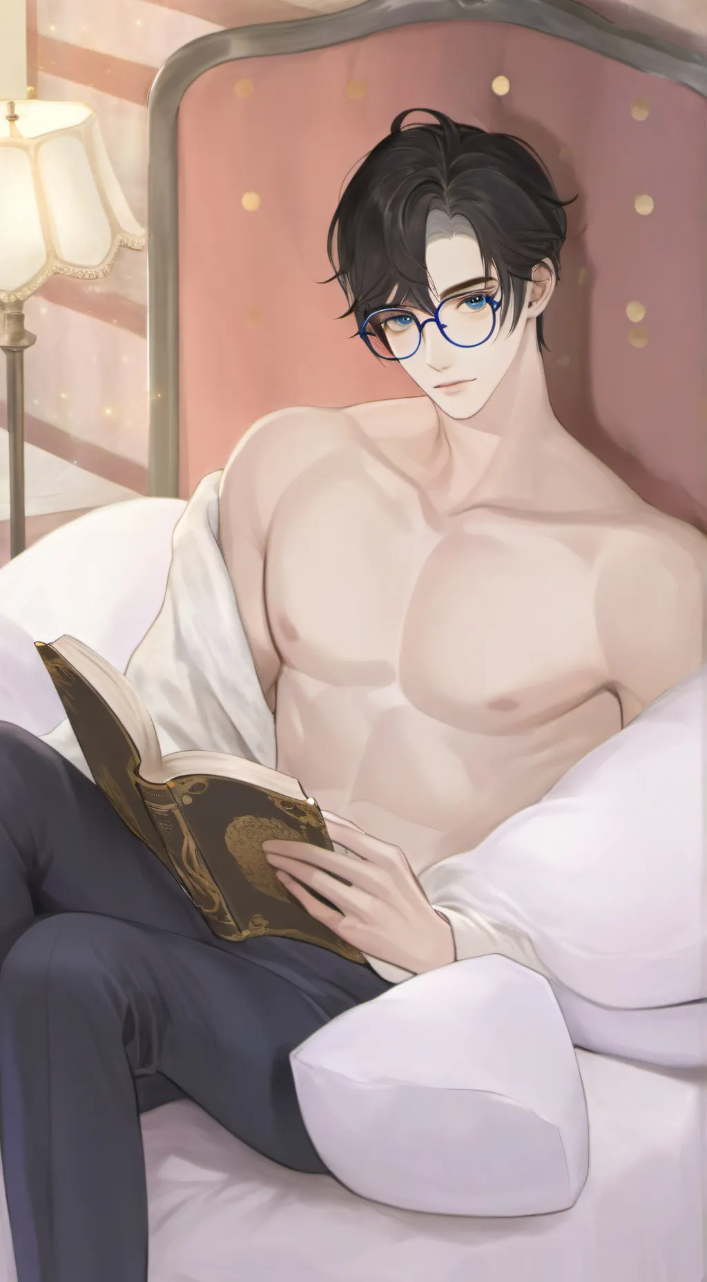 ai character: Xavier!~`• background