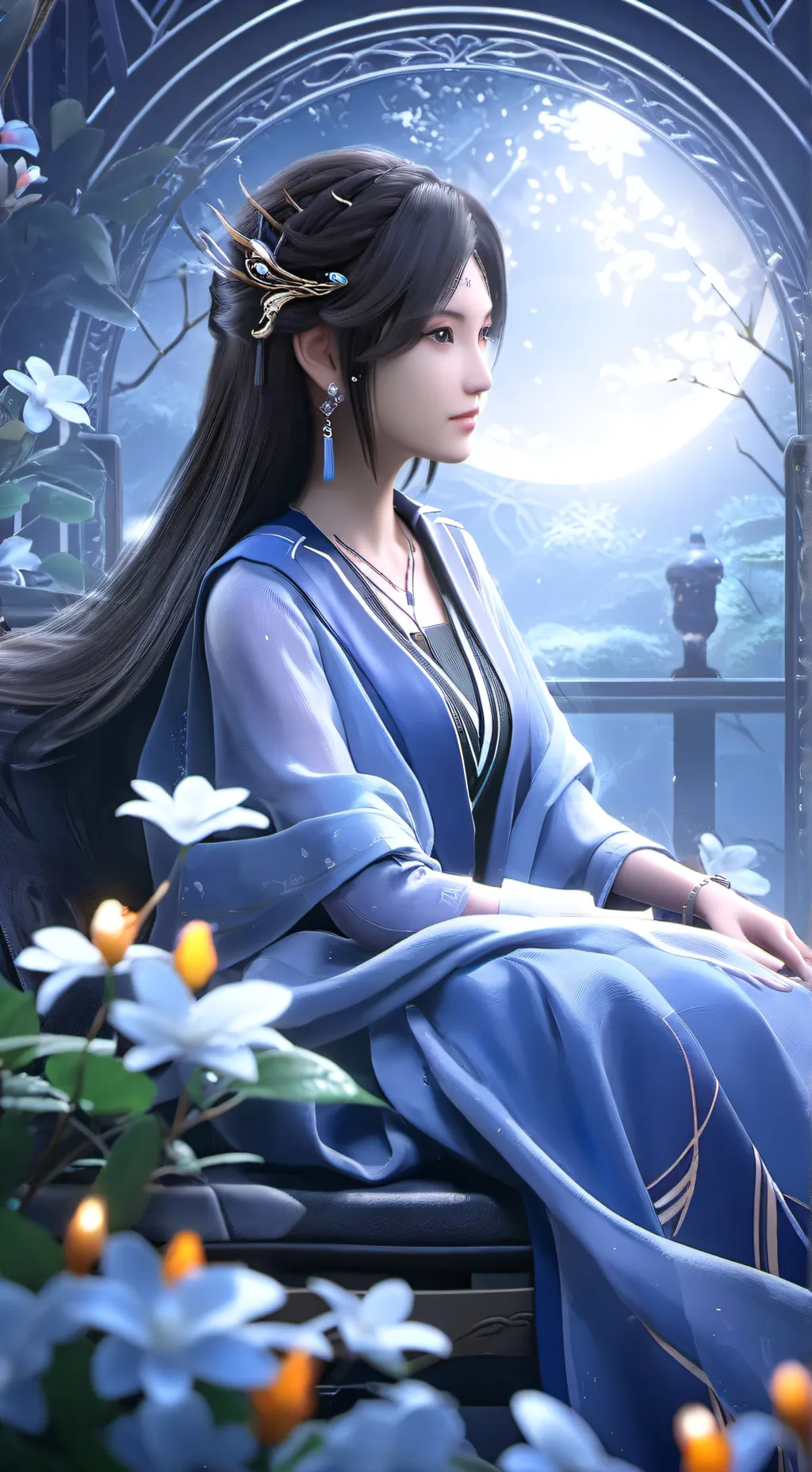 ai character: medu × Engel  background