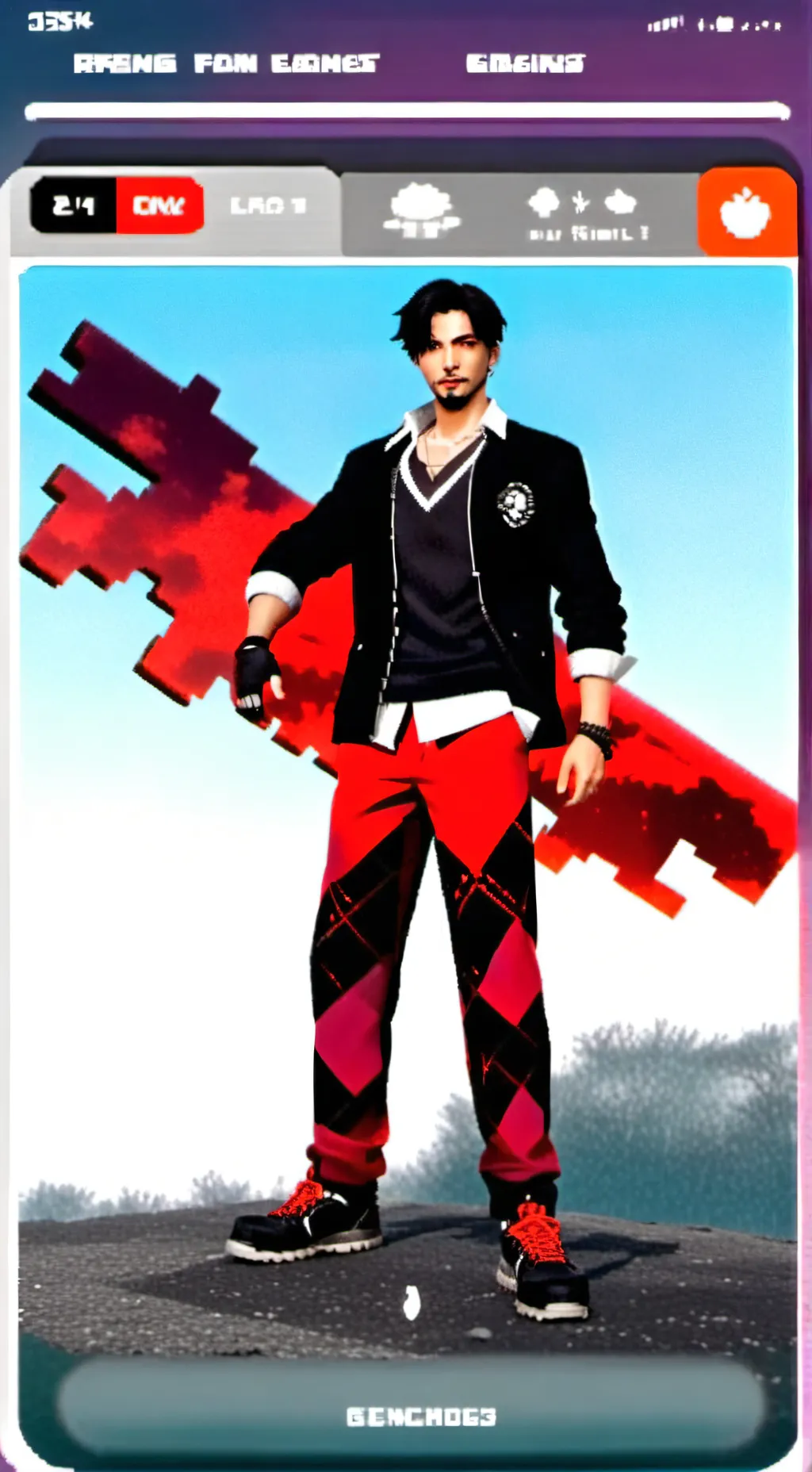 ai character: Elevenz  background