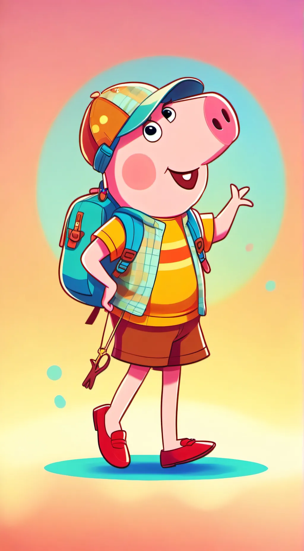 ai character: make this go viral background