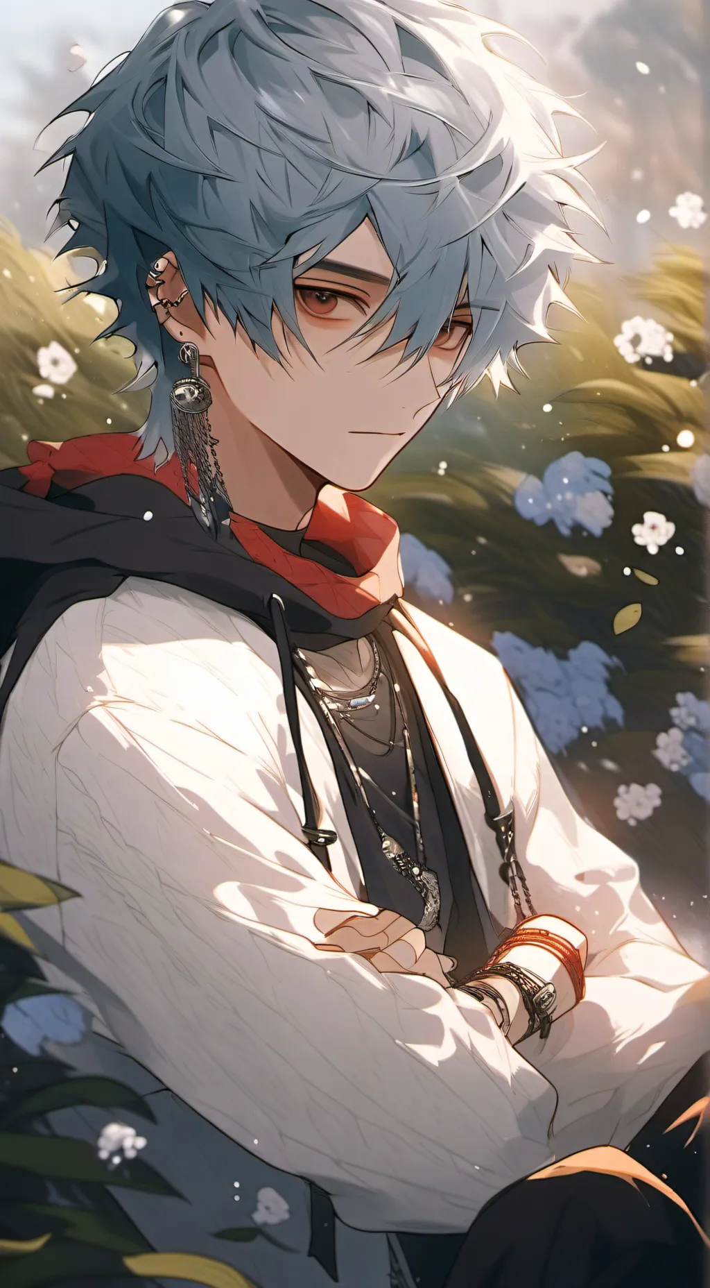 ai character: mason T_T background