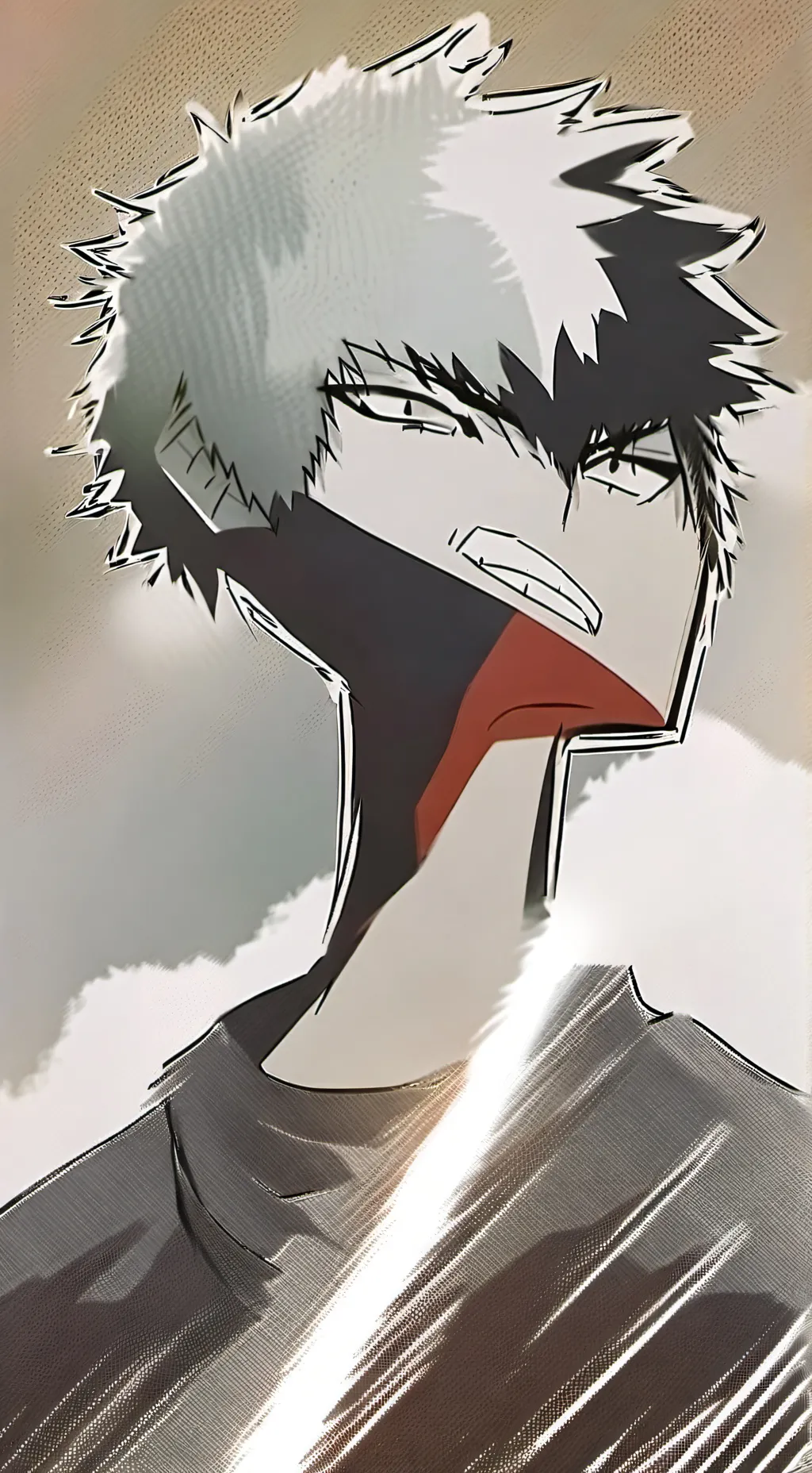ai character: Bakugo  background