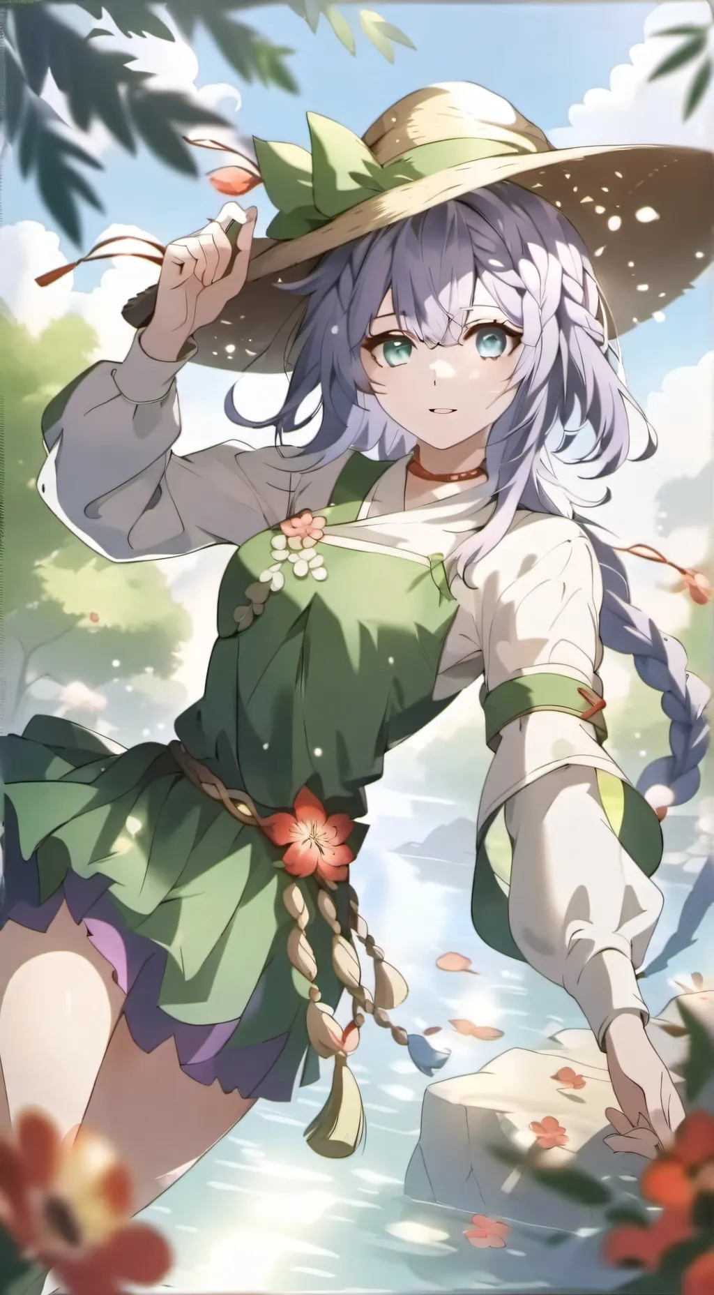 ai character: Shoto Todoroki background