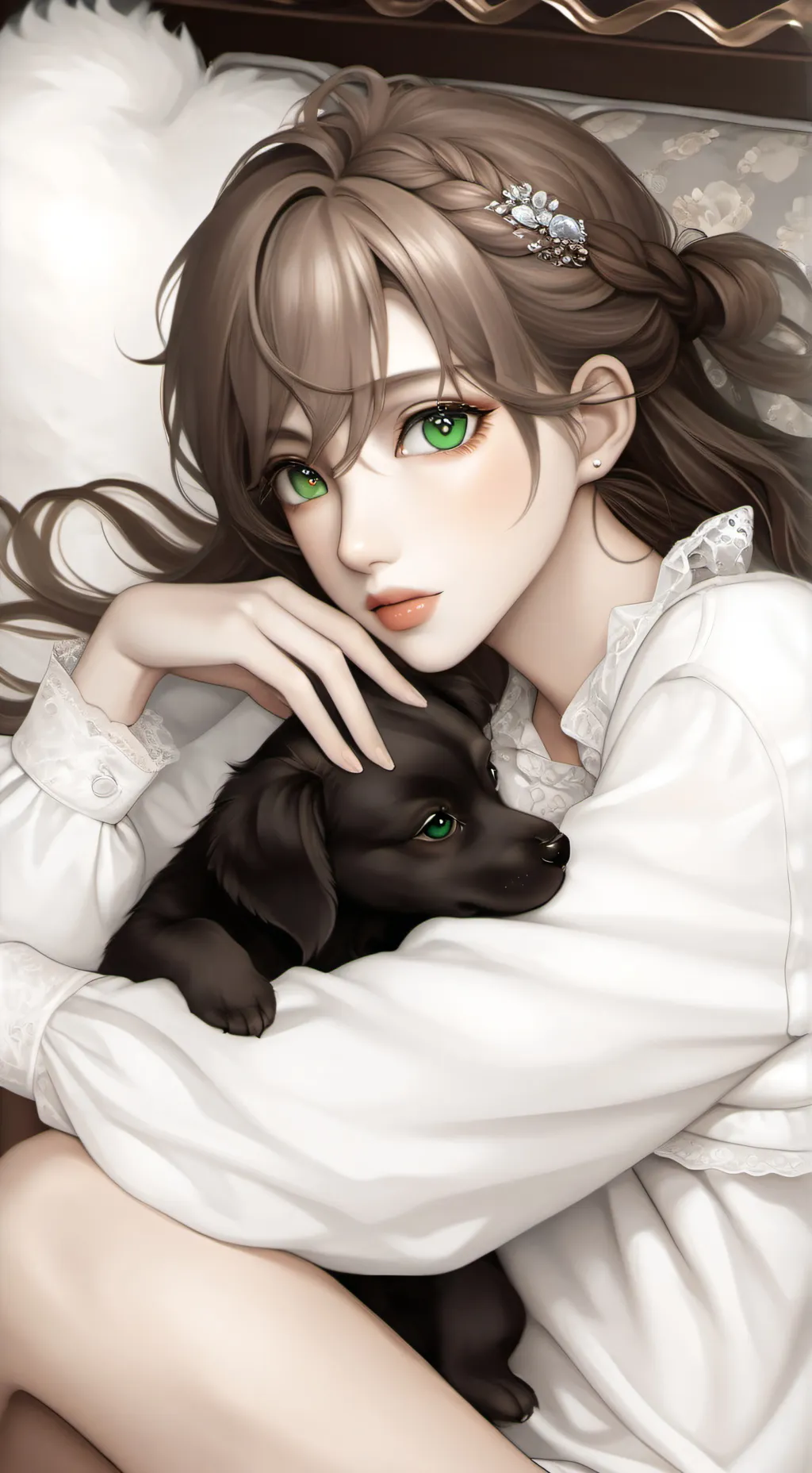 ai character: Anastasia  background