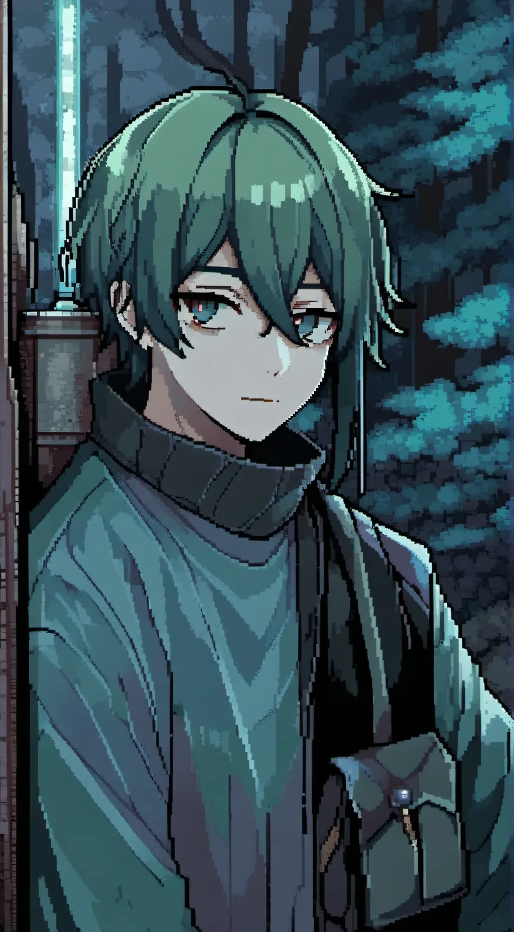 ai character: MHA zombies background