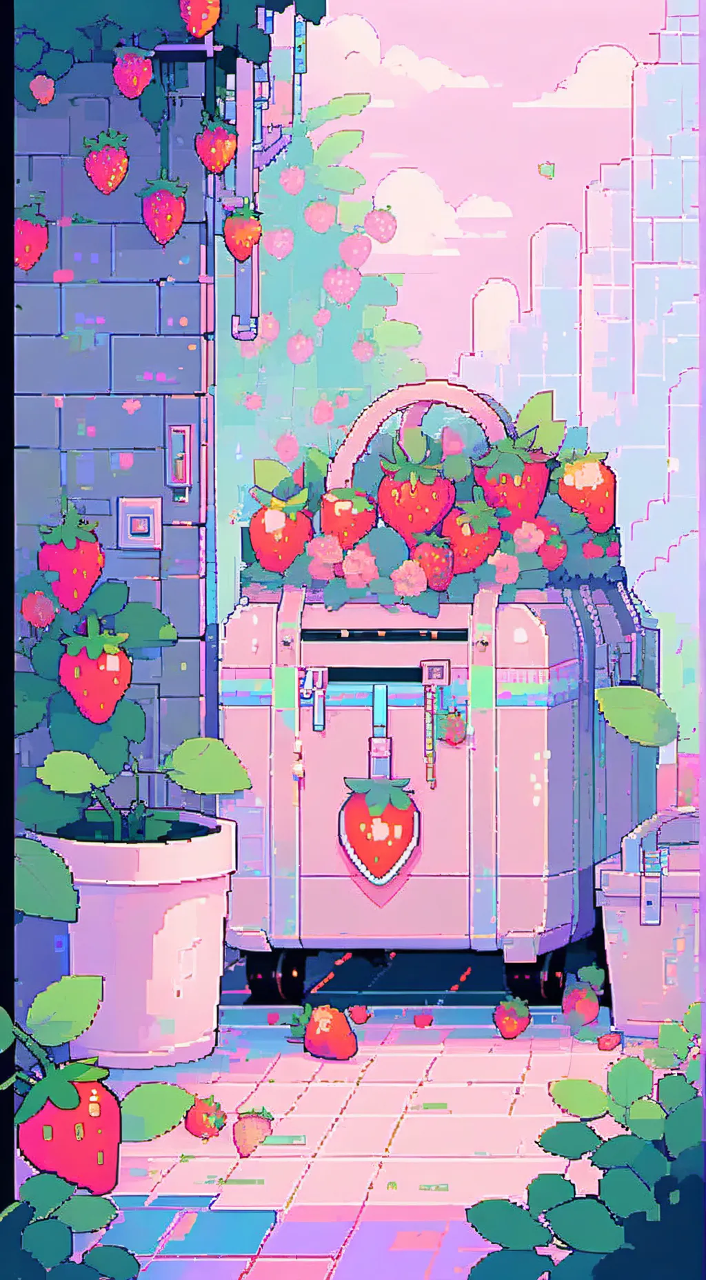 ai character: Sprout and cosmo background