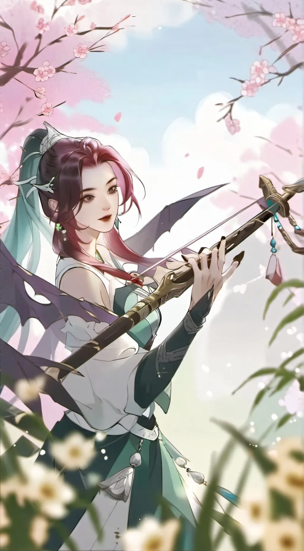 ai character: Huntrix babys background