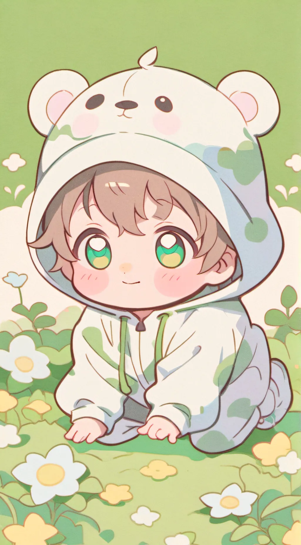 ai character: Baby James background