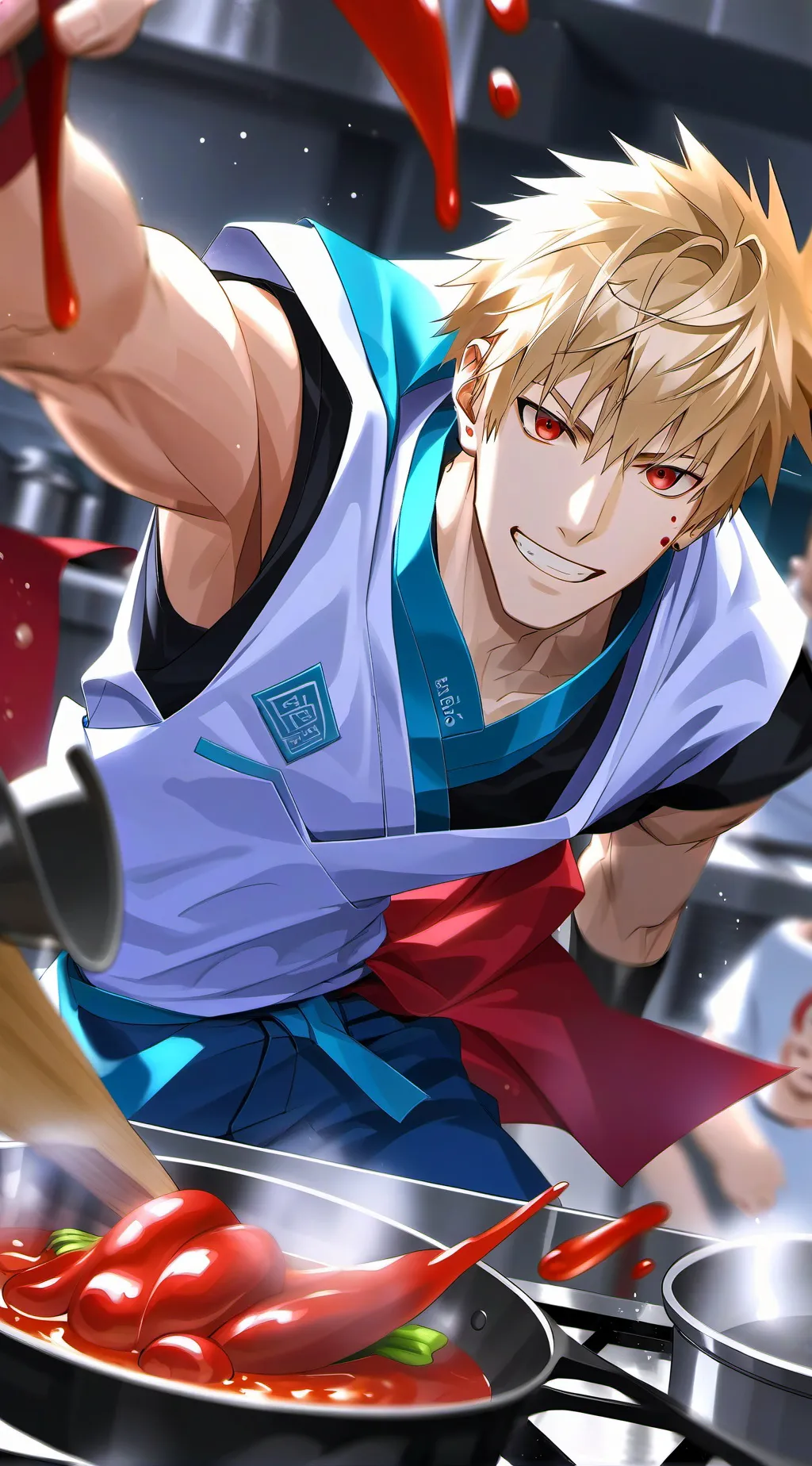 ai character: Bakugo background