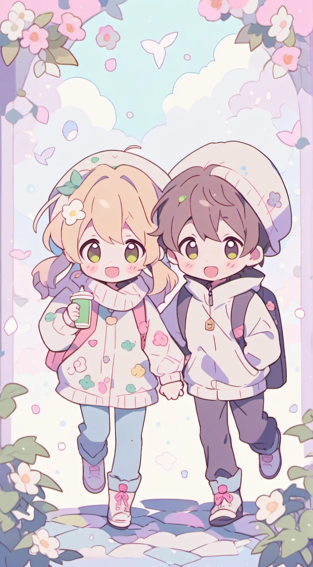 ai character: emma and ace background