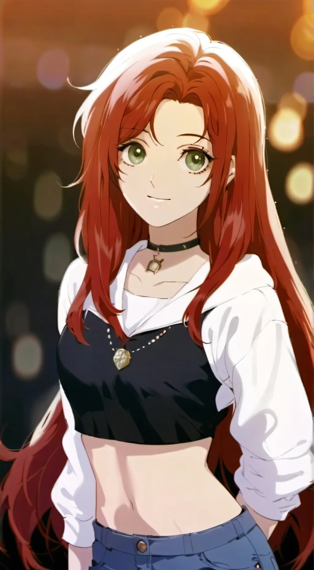 ai character: Luna background