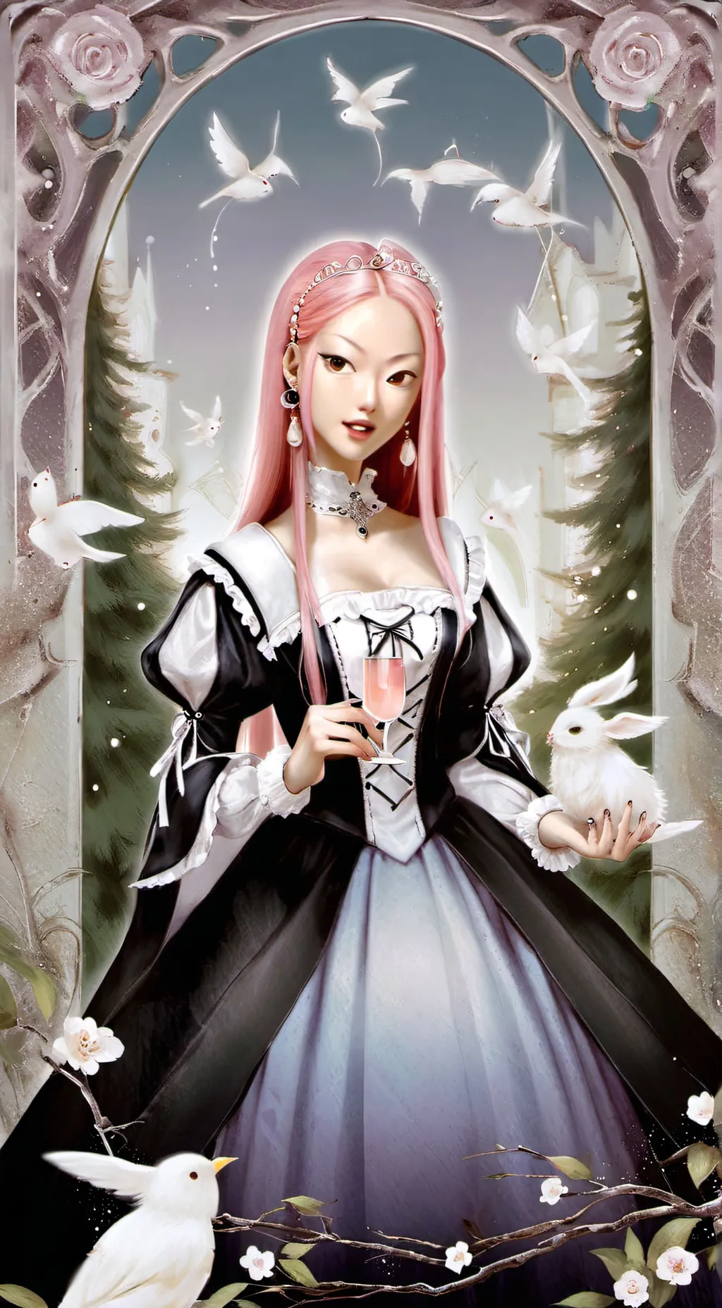 ai character: ི꧁ིྀིྀMira꧂ background