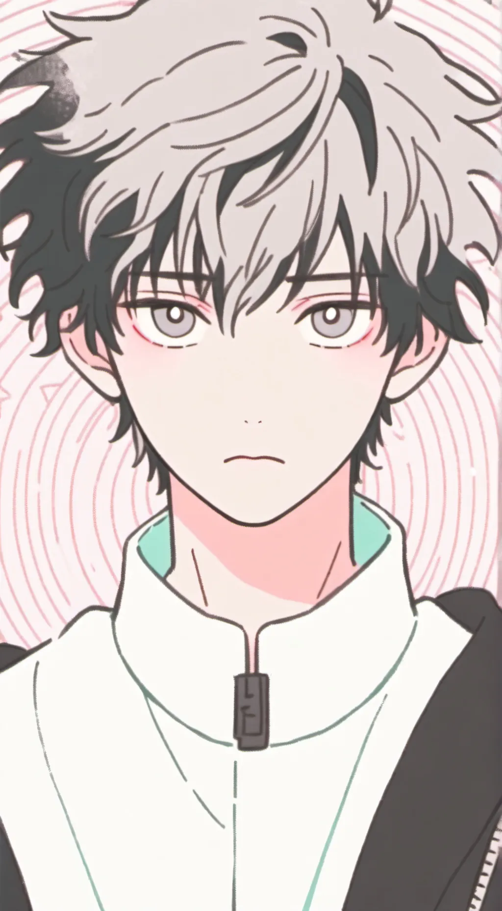 ai character: Hypnotic Flower background