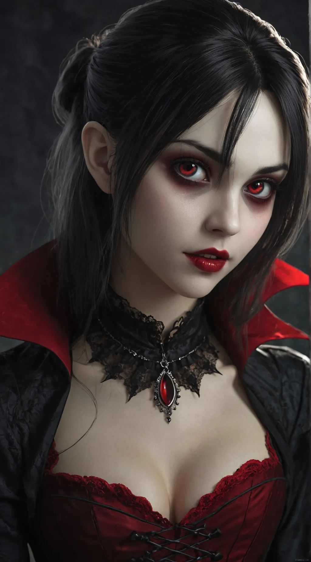 ai character: Вампирша background