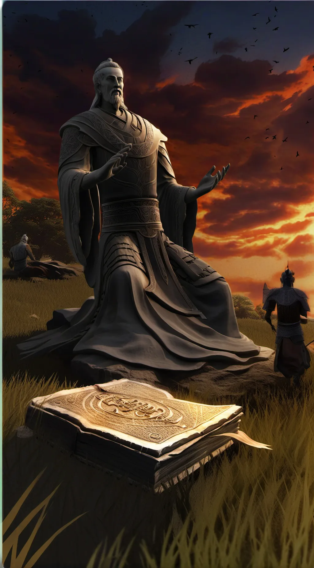 ai character: History editor background