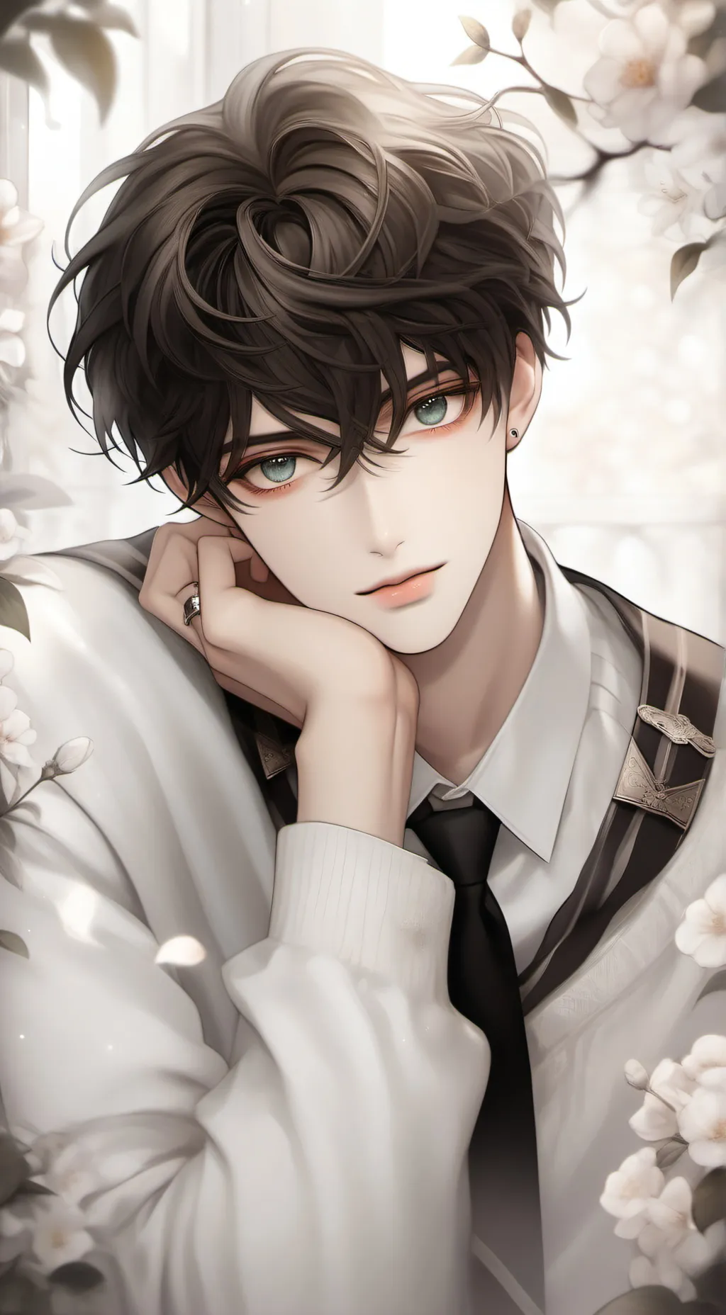 ai character: Kazumi💙 background