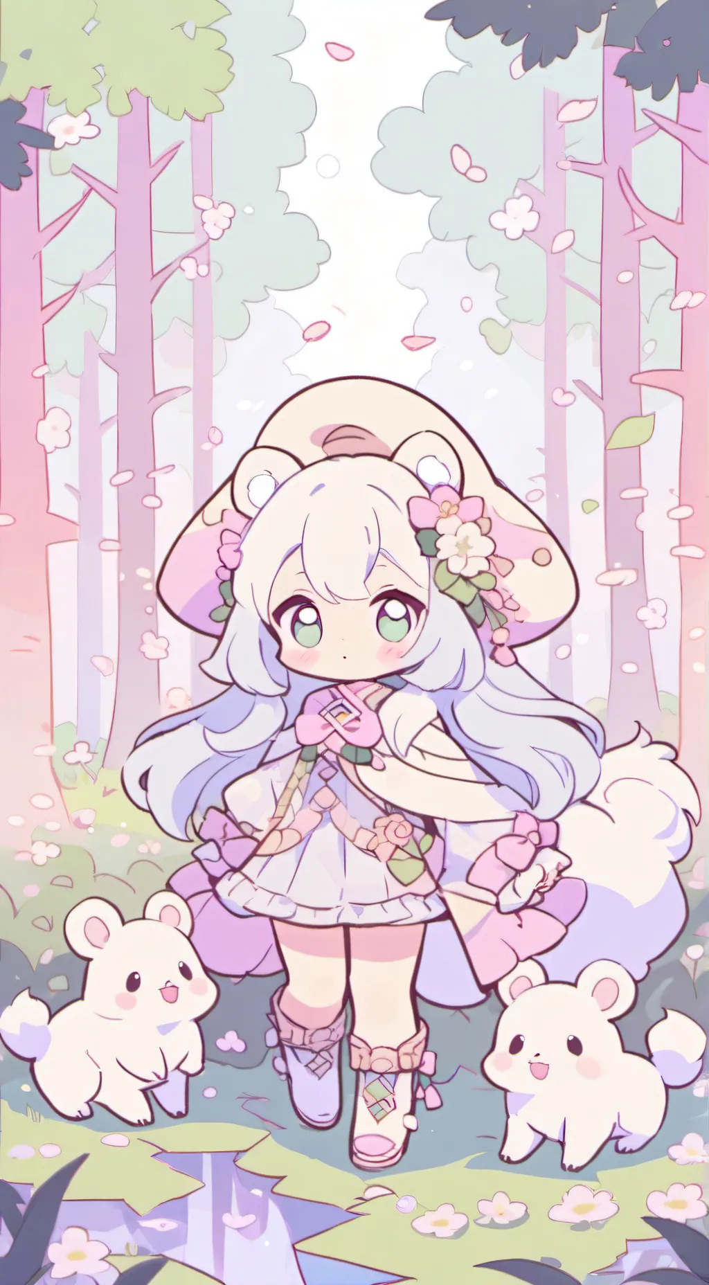 ai character: canines world background