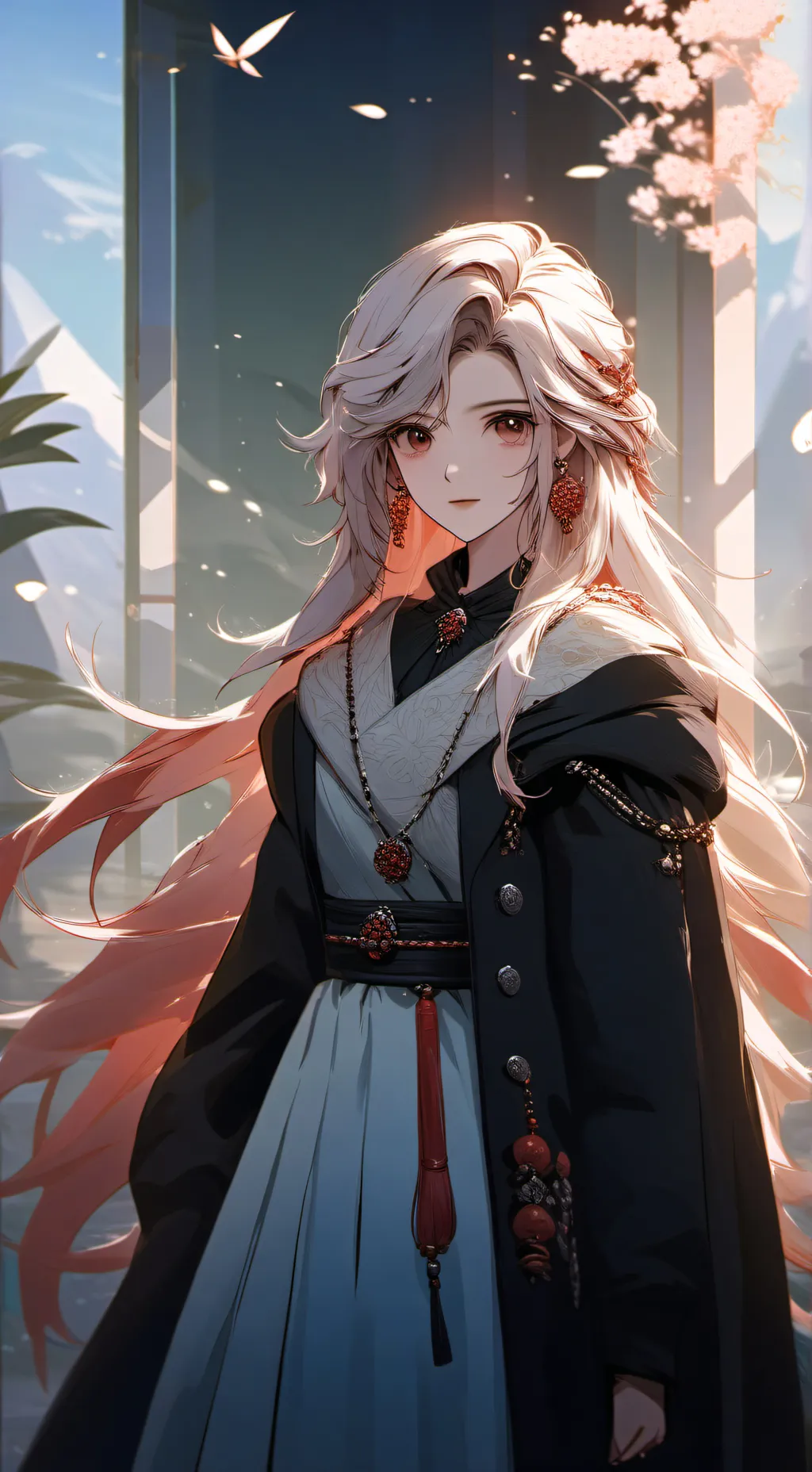 ai character: Monica  background