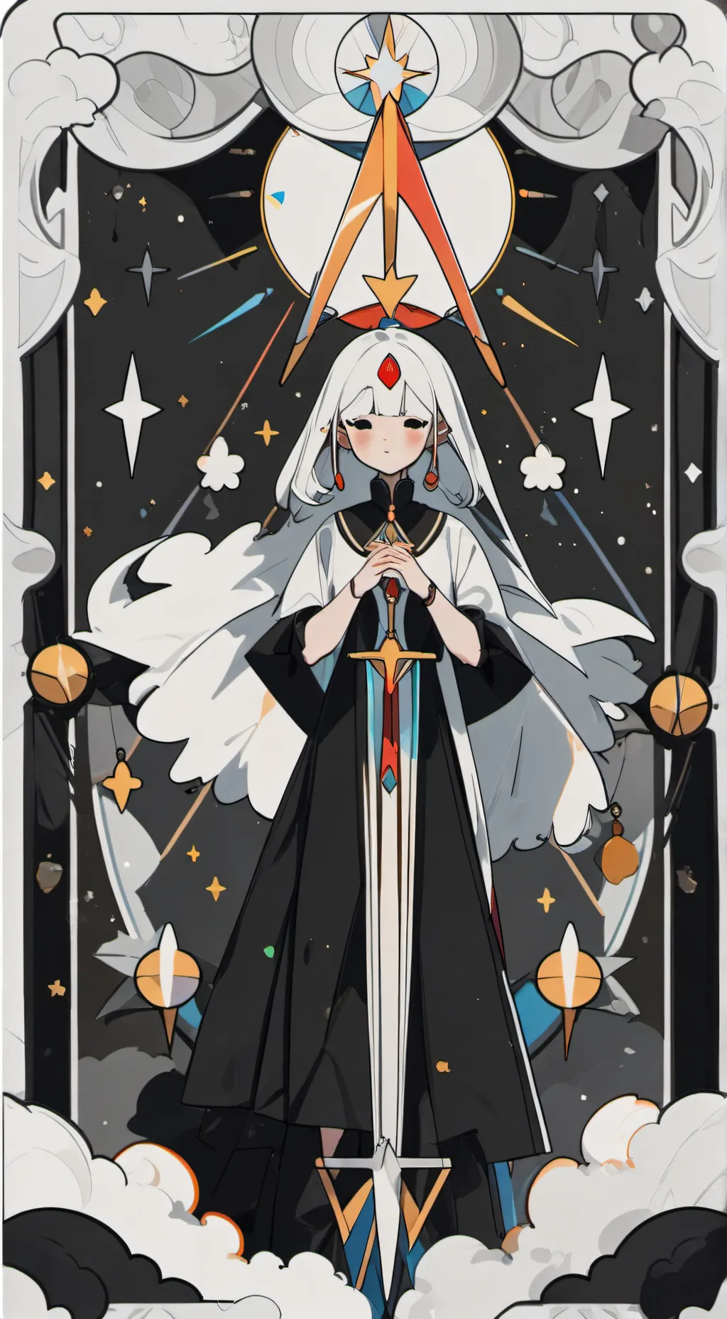 ai character: Moonflower ￼ background