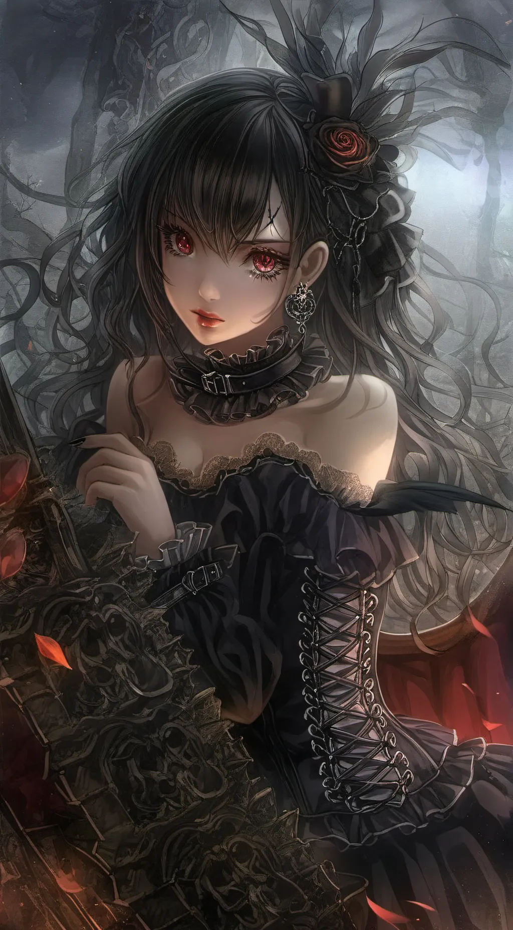 ai character: 🟥Elizabeth 🟥 background