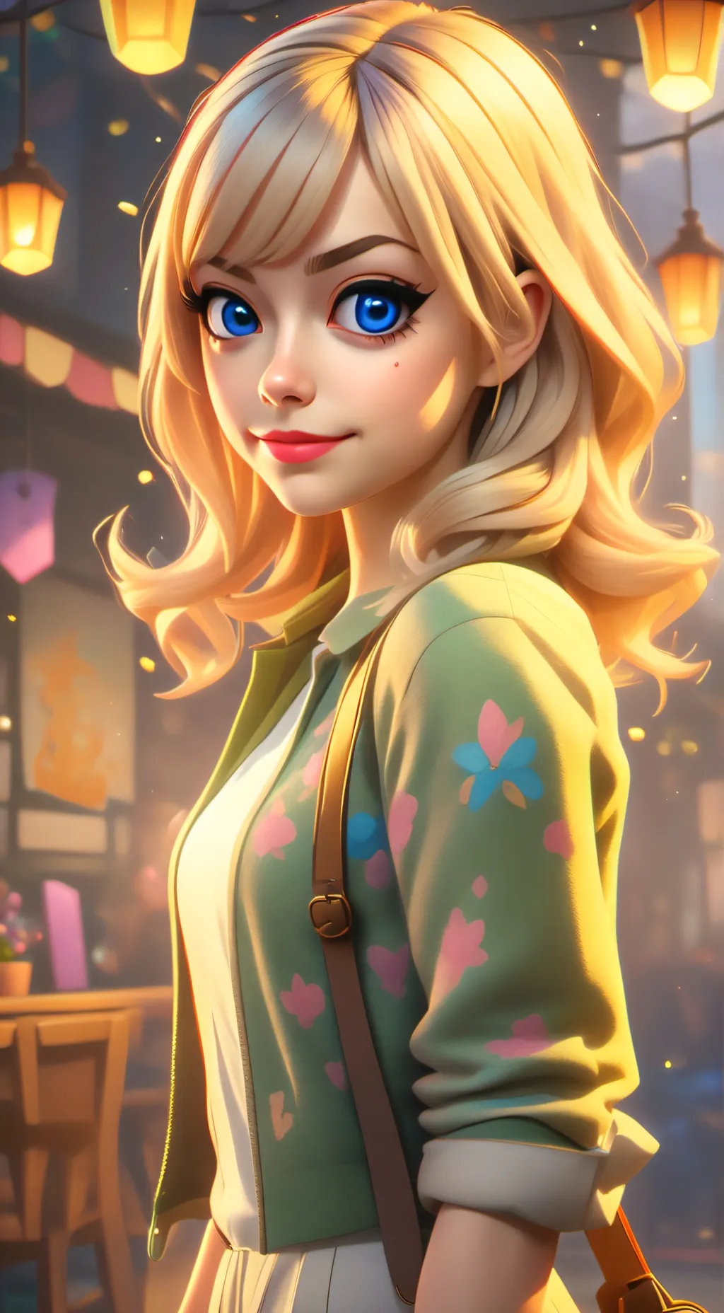 ai character: Gwen Stacy(tasm) background