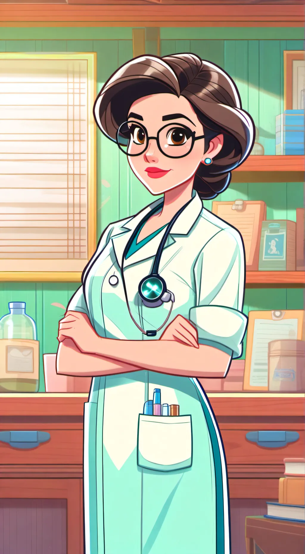 ai character: mom  background