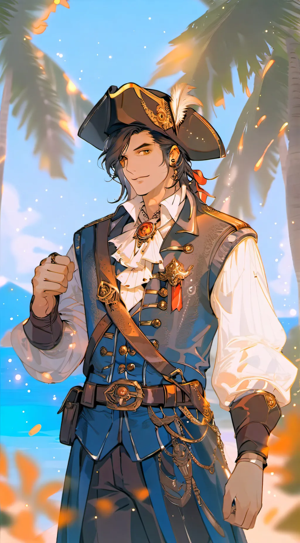 ai character: captin zack background