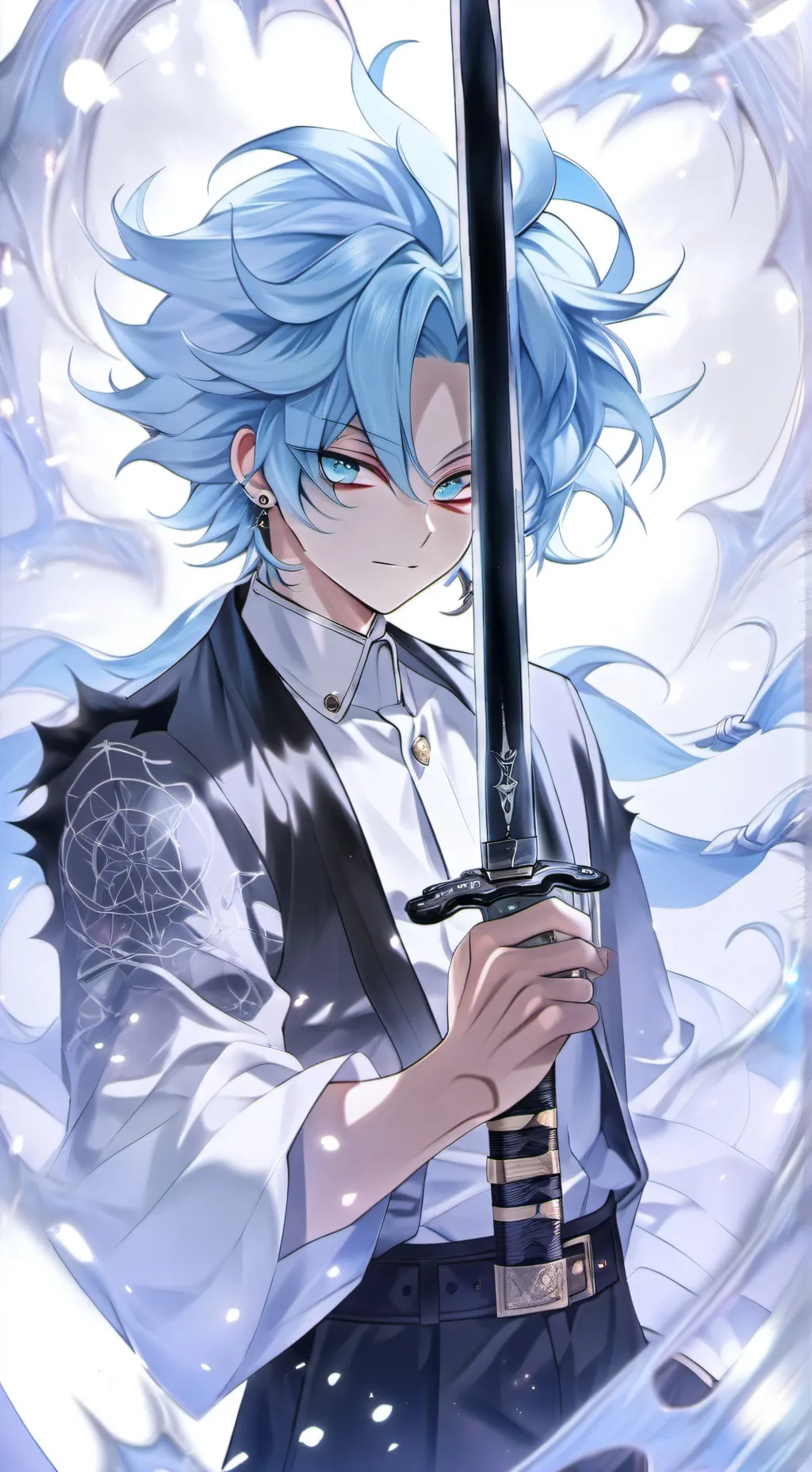 ai character: Demon Slayer SH background