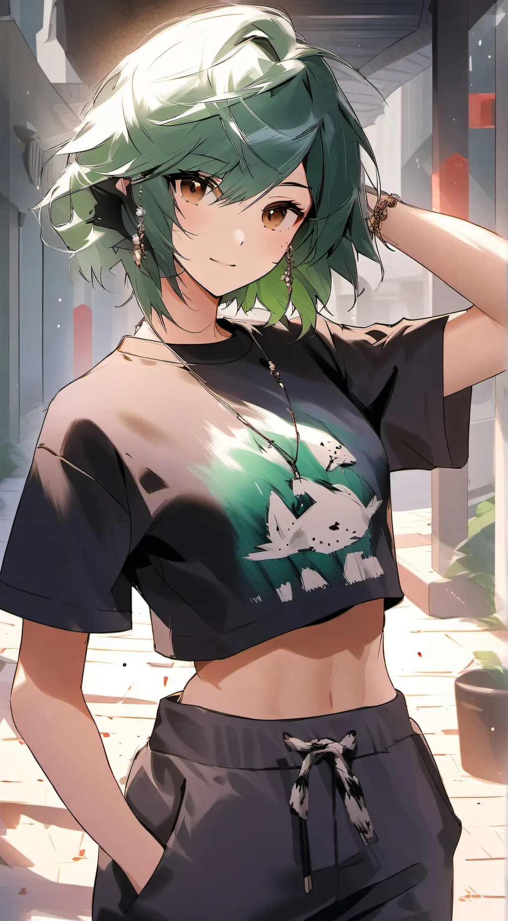 ai character: Jade background