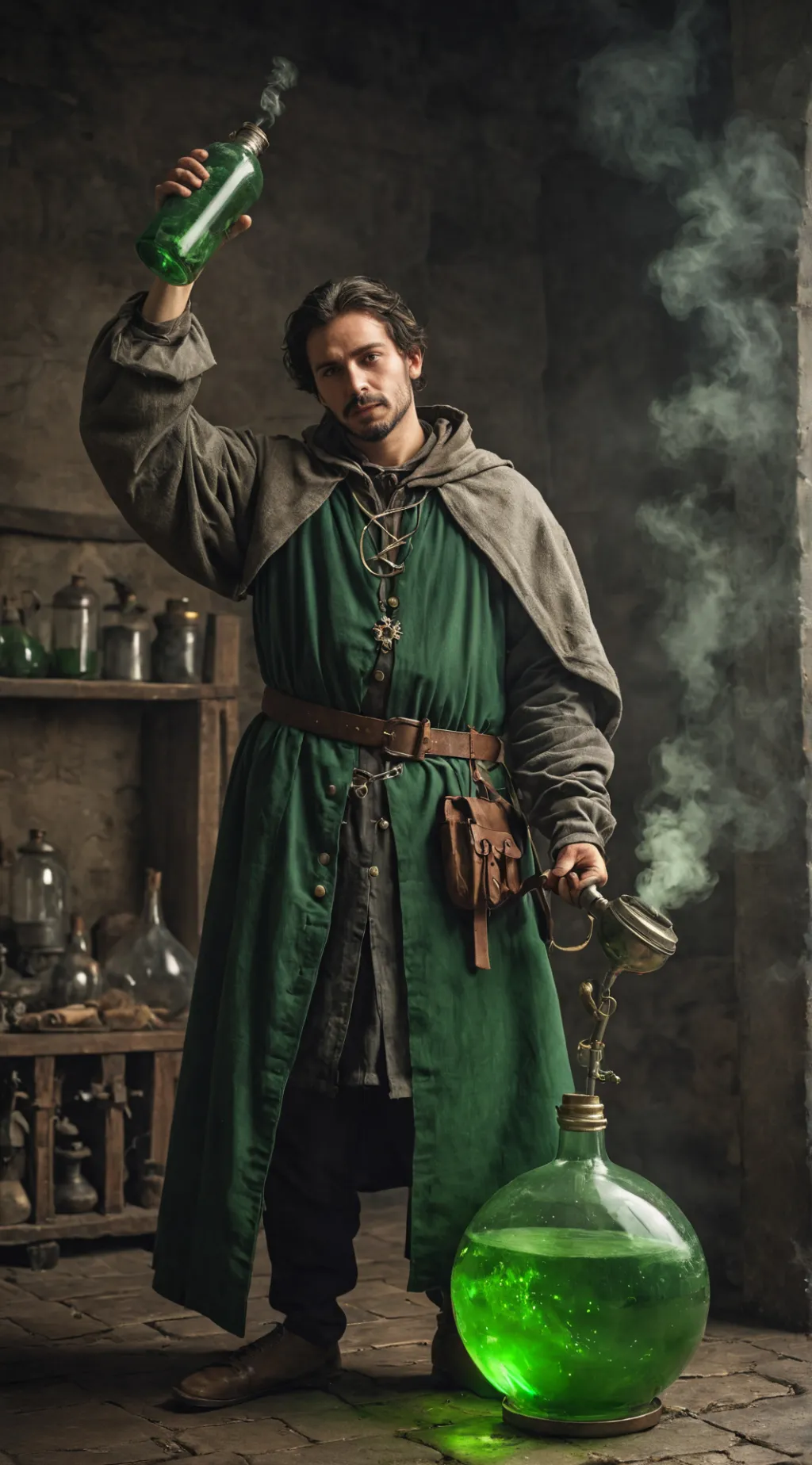 ai character: Алхимик  background